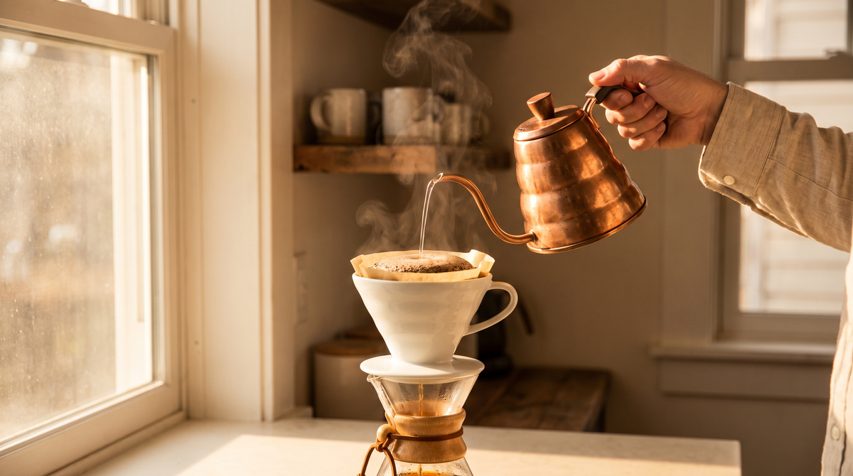 V60 em casa: uma receita simples para começar